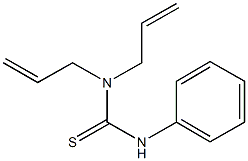 N,N-diallyl-N'-phenylthiourea Struktur