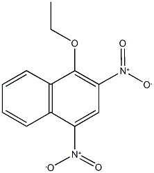 1-ethoxy-2,4-dinitronaphthalene Struktur