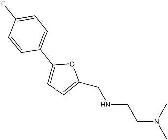 N-[2-(dimethylamino)ethyl]-N-{[5-(4-fluorophenyl)-2-furyl]methyl}amine Struktur