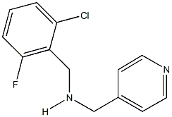 N-(2-chloro-6-fluorobenzyl)-N-(4-pyridinylmethyl)amine Struktur