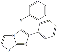 phenyl 6-phenylimidazo[2,1-b][1,3]thiazol-5-yl sulfide Struktur