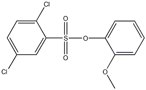 2-methoxyphenyl 2,5-dichlorobenzenesulfonate Struktur