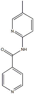 N-(5-methyl-2-pyridinyl)isonicotinamide Struktur