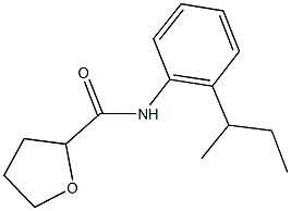 N-(2-sec-butylphenyl)tetrahydro-2-furancarboxamide Struktur