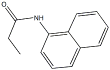 N-(1-naphthyl)propanamide Struktur