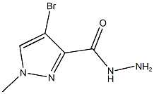 4-BROMO-1-METHYL-1H-PYRAZOLE-3-CARBOHYDRAZIDE Struktur