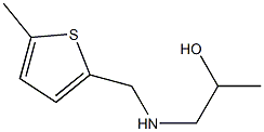 1-{[(5-methyl-2-thienyl)methyl]amino}-2-propanol Struktur