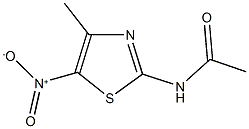 N-{5-nitro-4-methyl-1,3-thiazol-2-yl}acetamide Struktur