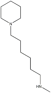 N-methyl-N-[6-(1-piperidinyl)hexyl]amine Struktur