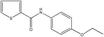 N-(4-ethoxyphenyl)-2-thiophenecarboxamide Struktur