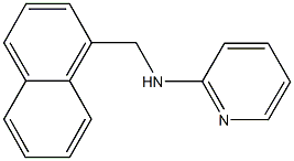 N-(1-naphthylmethyl)-N-(2-pyridinyl)amine Struktur