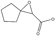 1-oxaspiro[2.4]heptane-2-carboxylate Struktur