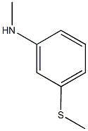 N-methyl-N-[3-(methylsulfanyl)phenyl]amine Struktur