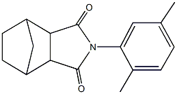 4-(2,5-dimethylphenyl)-4-azatricyclo[5.2.1.0~2,6~]decane-3,5-dione Struktur