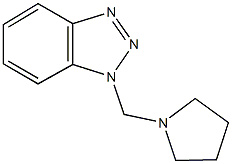 1-(1-pyrrolidinylmethyl)-1H-1,2,3-benzotriazole Struktur