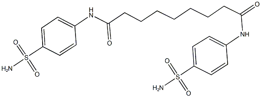 N~1~,N~9~-bis[4-(aminosulfonyl)phenyl]nonanediamide Struktur