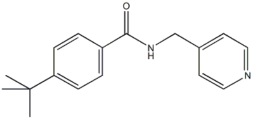 4-tert-butyl-N-(4-pyridinylmethyl)benzamide Struktur