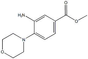 methyl 3-amino-4-(4-morpholinyl)benzoate Struktur