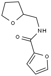 N-(tetrahydro-2-furanylmethyl)-2-furamide Struktur