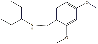 N-(2,4-dimethoxybenzyl)-3-pentanamine Struktur