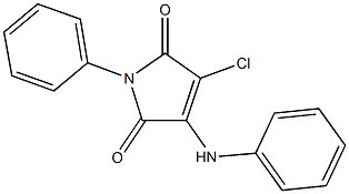 3-anilino-4-chloro-1-phenyl-1H-pyrrole-2,5-dione Struktur