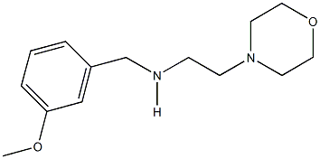 N-(3-methoxybenzyl)-N-[2-(4-morpholinyl)ethyl]amine Struktur