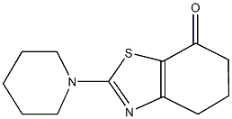 2-(1-piperidinyl)-5,6-dihydro-1,3-benzothiazol-7(4H)-one Struktur