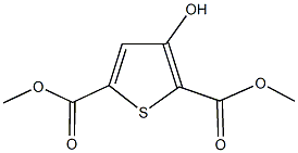 dimethyl 3-hydroxy-2,5-thiophenedicarboxylate Struktur