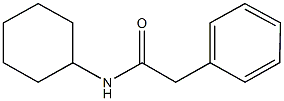 N-cyclohexyl-2-phenylacetamide Struktur