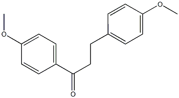 1,3-bis(4-methoxyphenyl)-1-propanone Struktur