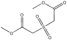 methyl [(2-methoxy-2-oxoethyl)sulfonyl]acetate Struktur