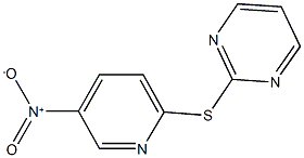 2-({5-nitro-2-pyridinyl}sulfanyl)pyrimidine Struktur