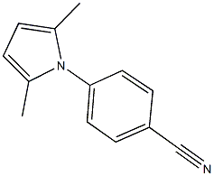 4-(2,5-dimethyl-1H-pyrrol-1-yl)benzonitrile Struktur