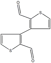 2,2'diformyl-3,3'-bithiophene Struktur