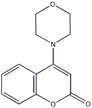 4-(4-morpholinyl)-2H-chromen-2-one Struktur