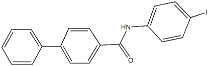 N-(4-iodophenyl)[1,1'-biphenyl]-4-carboxamide Struktur