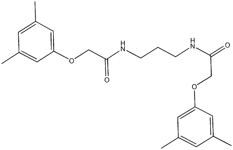 2-(3,5-dimethylphenoxy)-N-(3-{[(3,5-dimethylphenoxy)acetyl]amino}propyl)acetamide Struktur