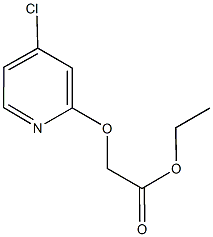 ethyl [(4-chloro-2-pyridinyl)oxy]acetate Struktur