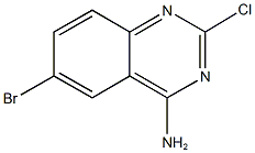 6-bromo-2-chloro-4-quinazolinylamine Struktur