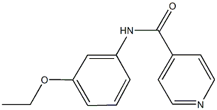 N-(3-ethoxyphenyl)isonicotinamide Struktur