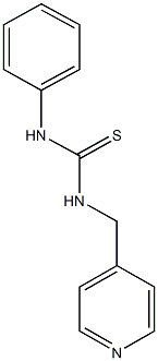 N-phenyl-N'-(4-pyridinylmethyl)thiourea Struktur