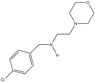 N-(4-chlorobenzyl)-N-[2-(4-morpholinyl)ethyl]amine Struktur