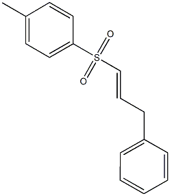 4-methylphenyl 3-phenyl-1-propenyl sulfone Struktur