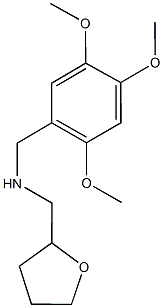 N-(tetrahydro-2-furanylmethyl)-N-(2,4,5-trimethoxybenzyl)amine Struktur