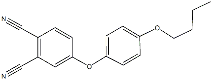 4-(4-butoxyphenoxy)phthalonitrile Struktur