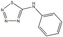 N-phenyl-N-(1,2,3,4-thiatriazol-5-yl)amine Struktur