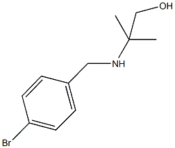 2-[(4-bromobenzyl)amino]-2-methyl-1-propanol Struktur