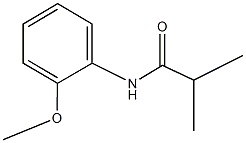 N-(2-methoxyphenyl)-2-methylpropanamide Struktur