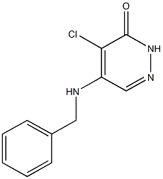 5-(benzylamino)-4-chloro-3(2H)-pyridazinone Struktur