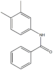 N-(3,4-dimethylphenyl)benzamide Struktur